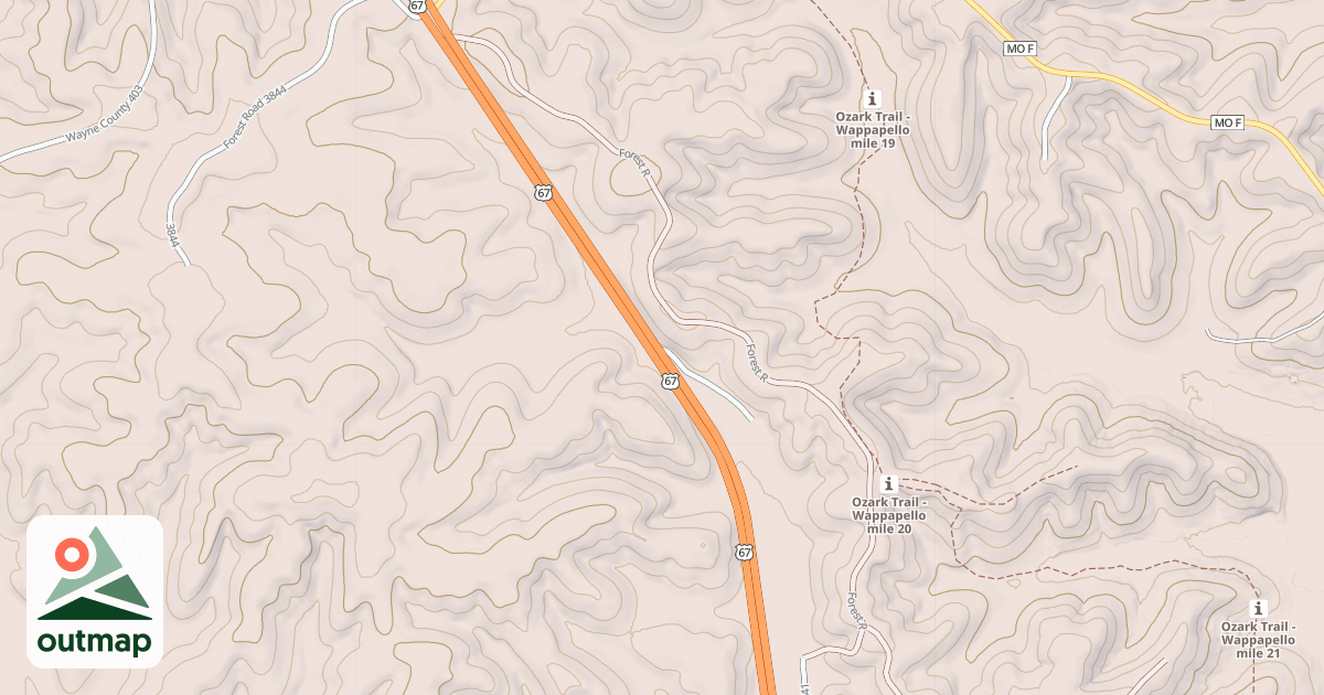 Map of SMOOT HOLLOW