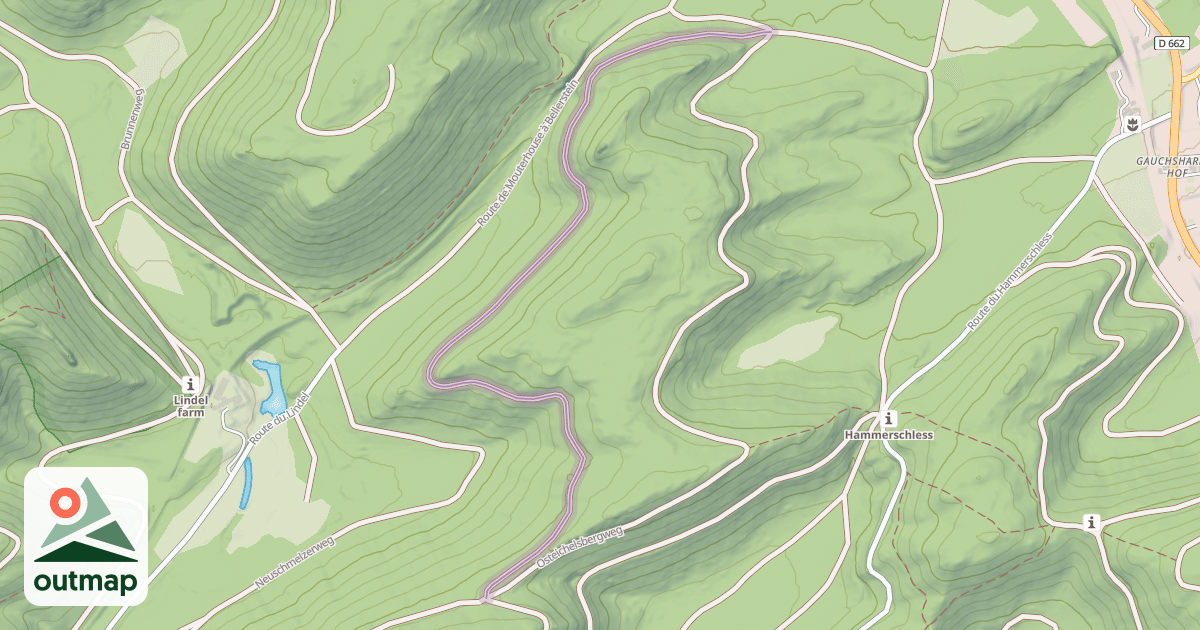 Map of Westeichelsbergweg