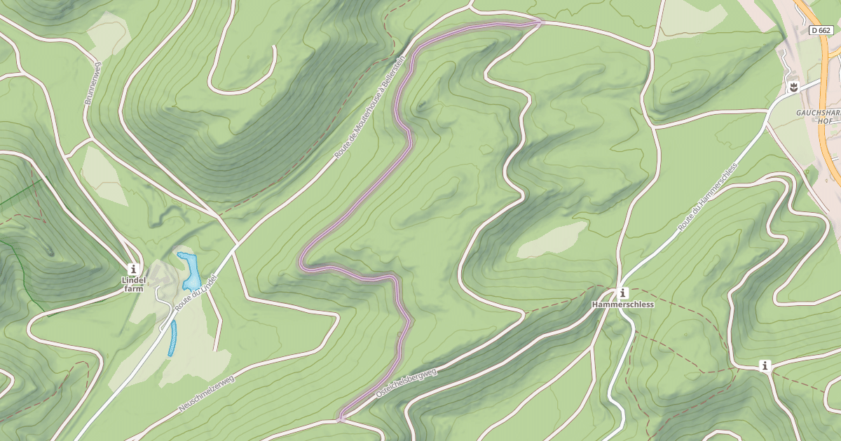 Map preview of Westeichelsbergweg