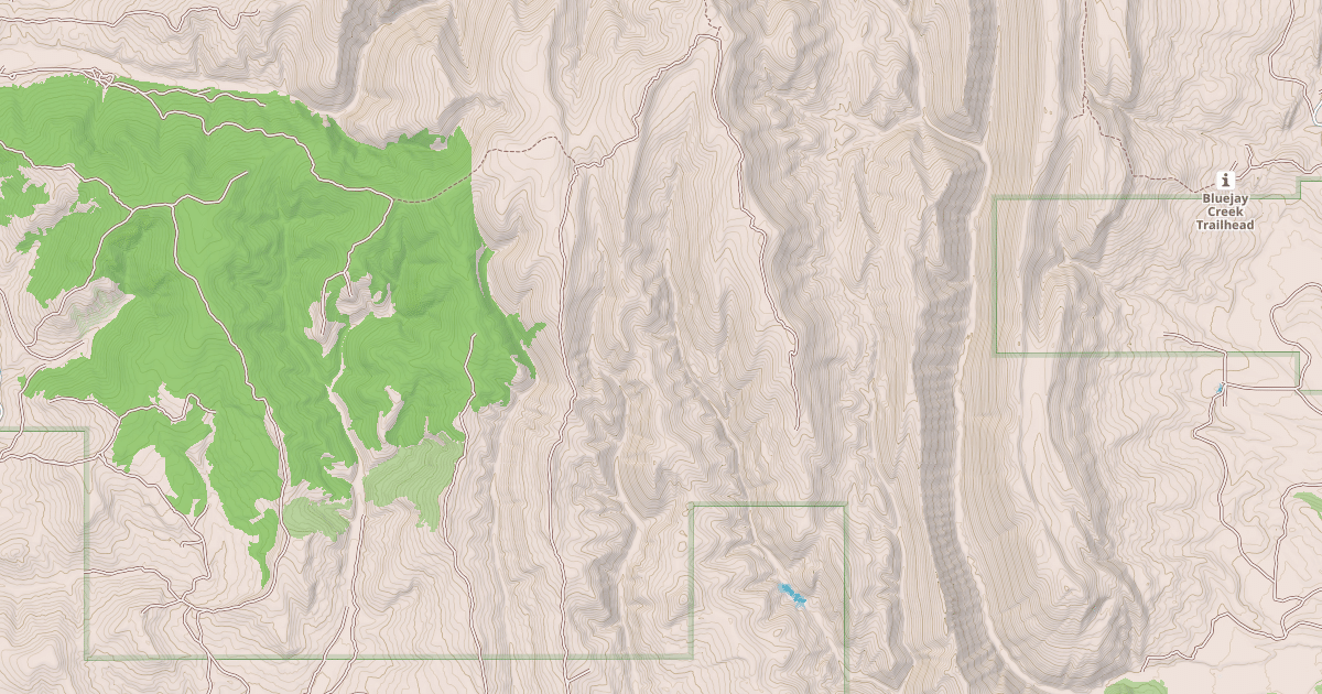 Map preview of EAST FORK POLE CREEK