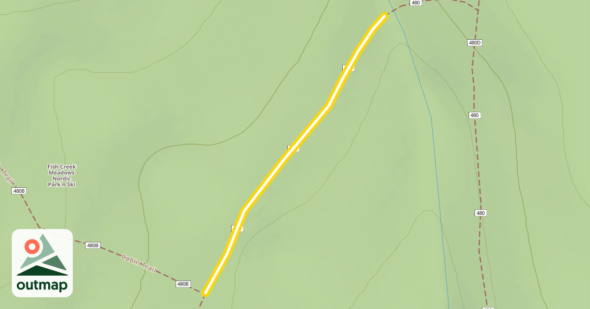 Map of Fish Creek Trail