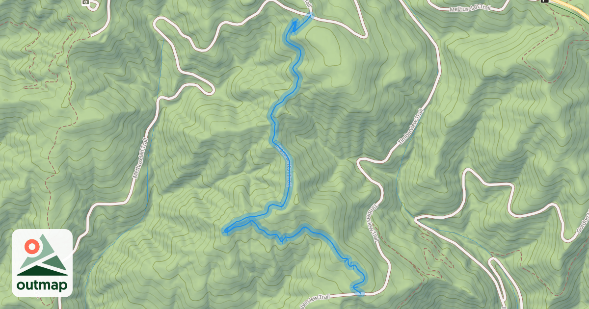 Map of Manzanita Trail
