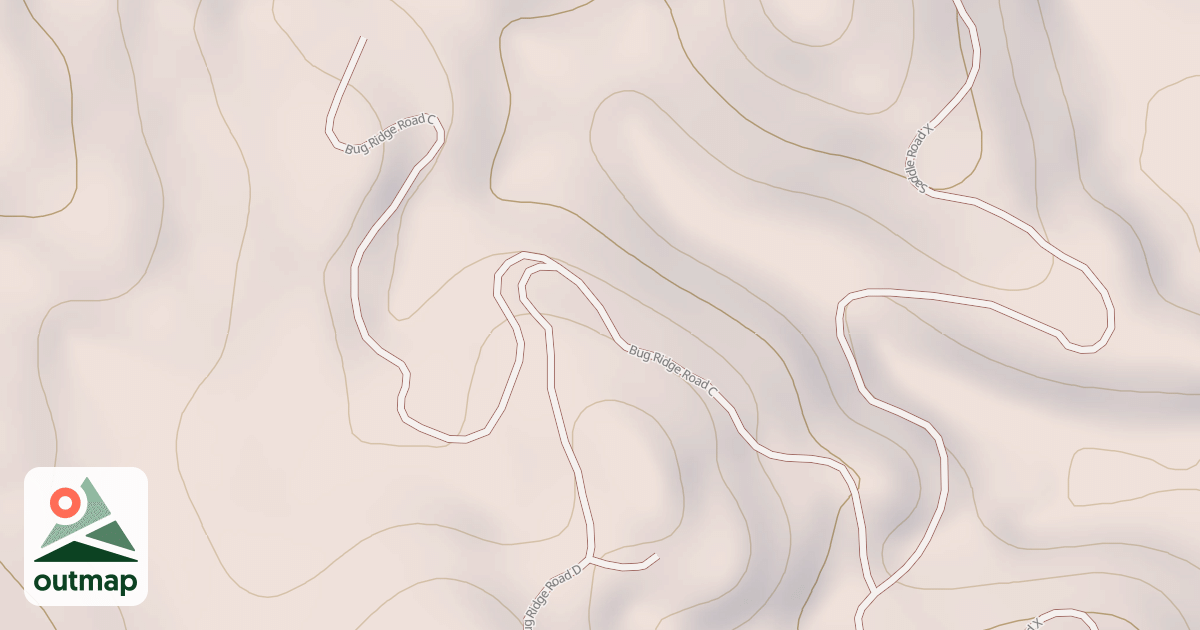Map of BUG RIDGE C