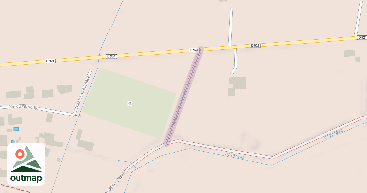 Map of Chemin de la Téoulère