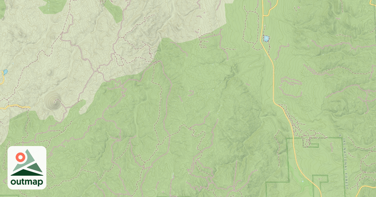 Map of RULE RIDGE