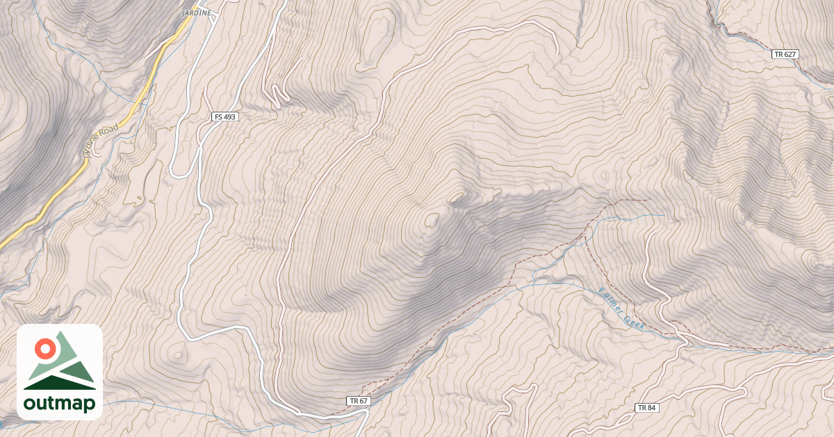 Map of BALD MOUNTAIN