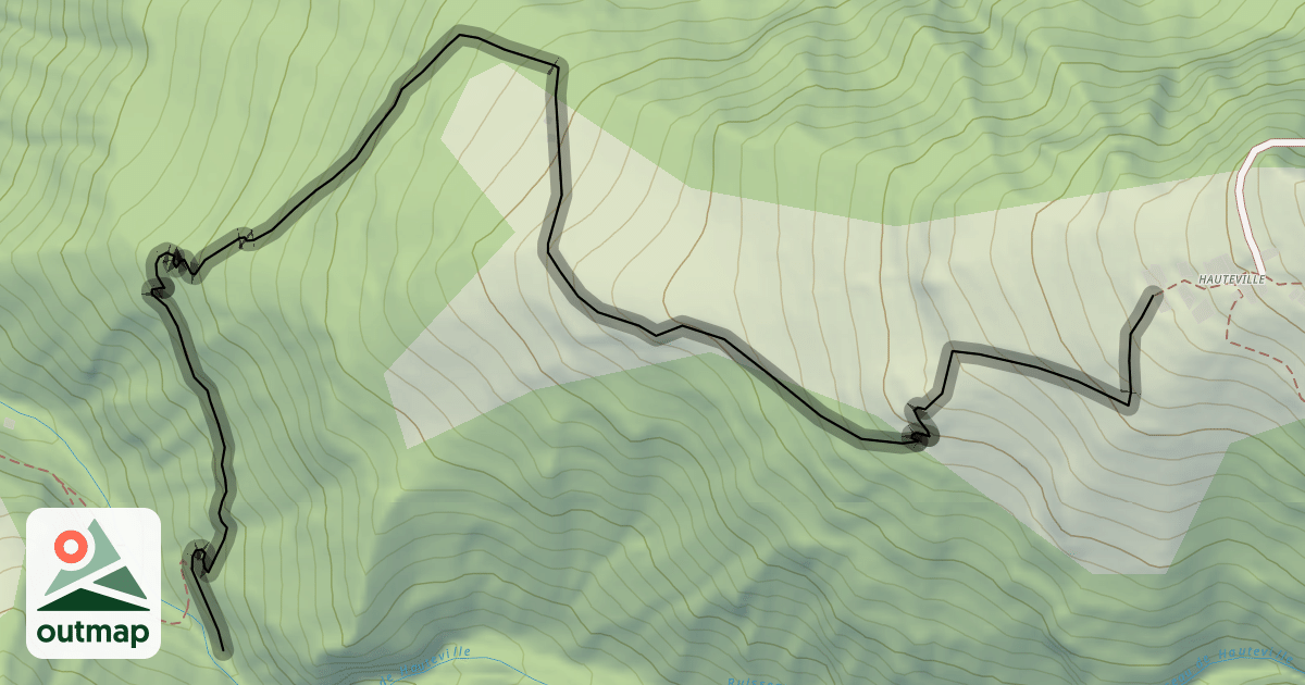 Map of Chemin d'Hauteville