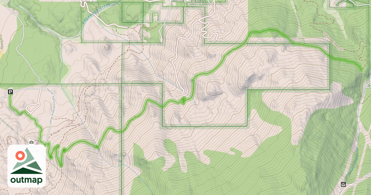 Map of Van Sickle Trail