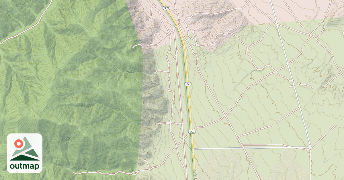 Map of LONG JOHNSTON