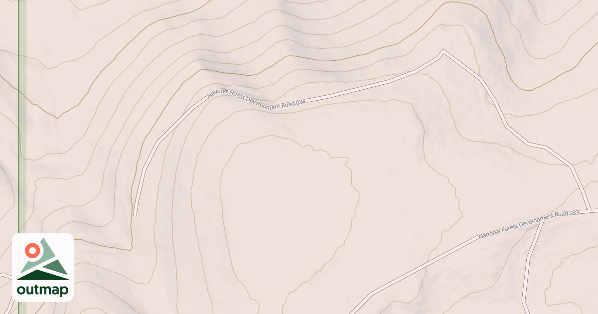Map of USFS National Forest System Roads {43785A47-8D76-44C7-9822-B3FAF5AB5E5C}