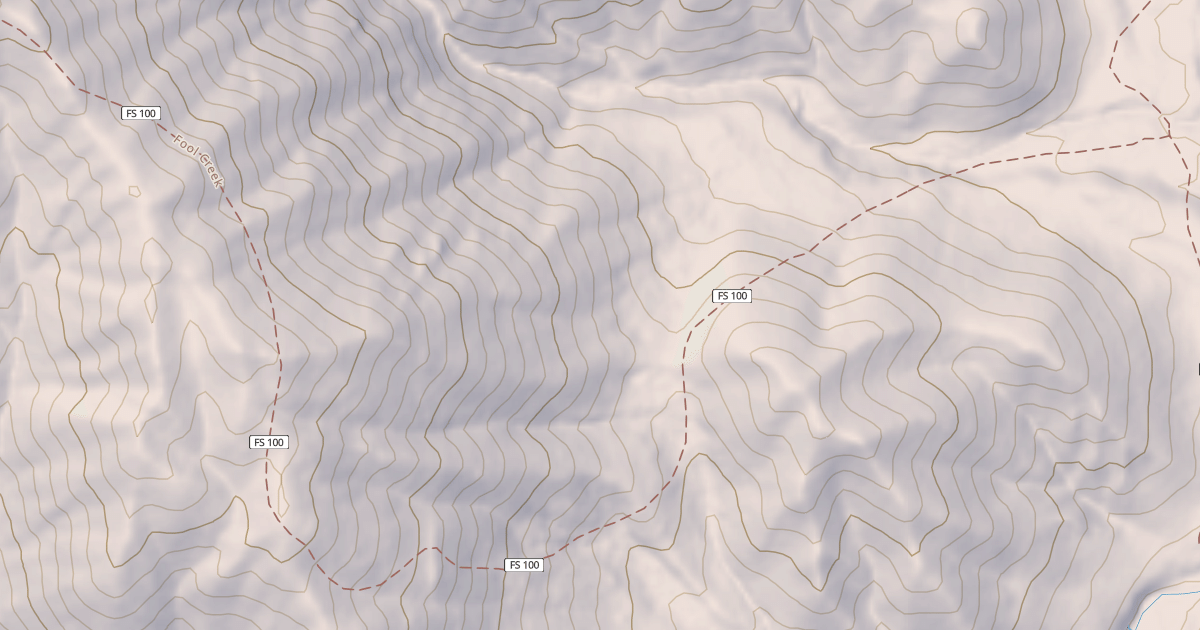 Map preview of FOOL CREEK