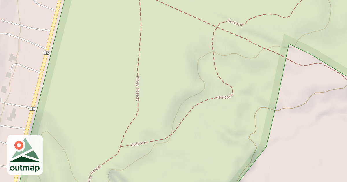 Map of Red Trail