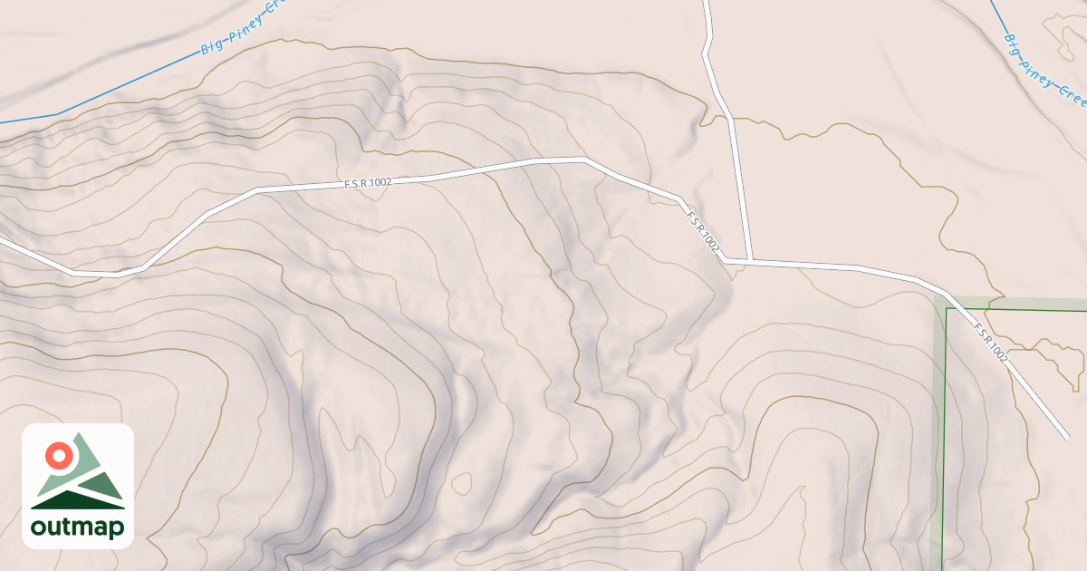 Map of USFS Motor Vehicle Use Map Roads {73A9C78C-1E82-4B86-A93C-F65F4721C8E4}
