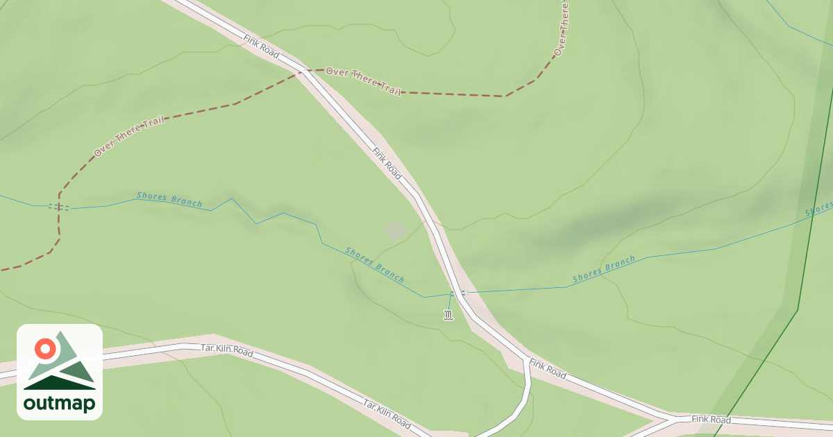 Map of Rothrock State Forest Trough Creek Snowmobile Trails