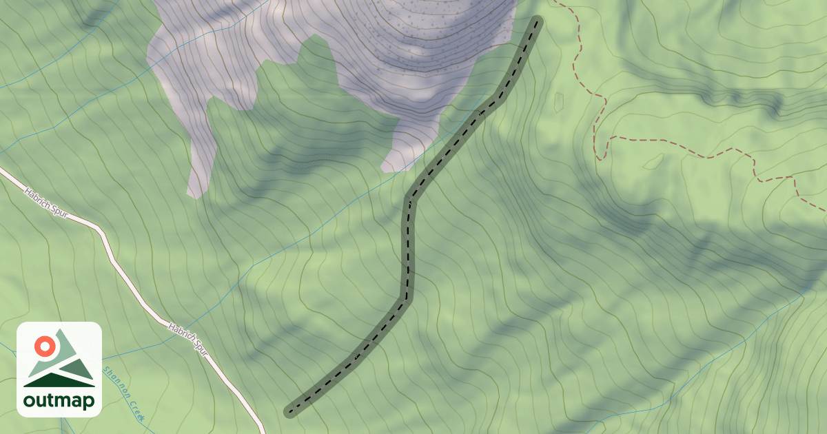 Map of Brain South Gully