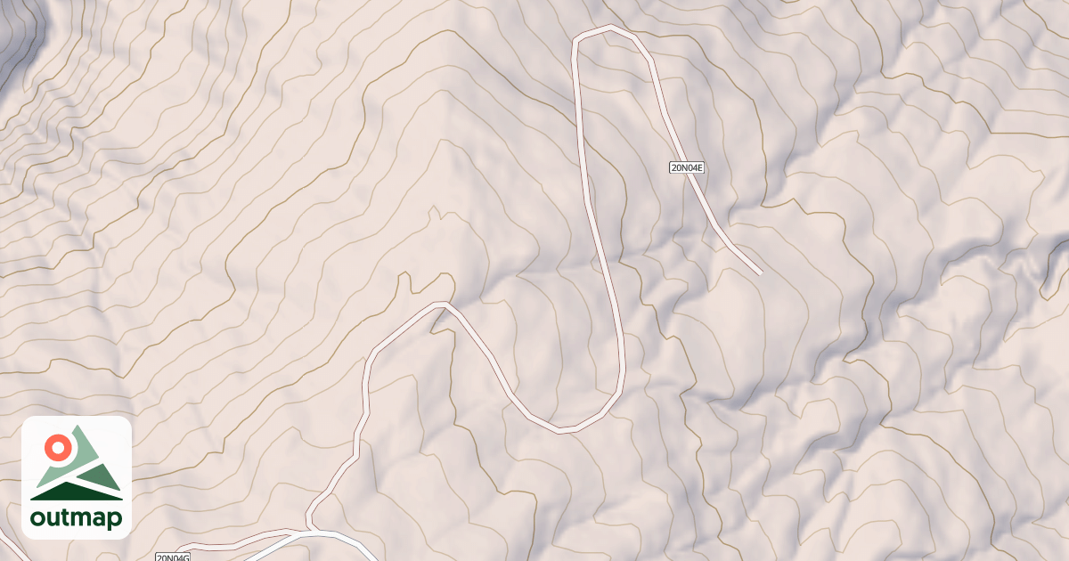 Map of ERICSON RIDGE SPUR E