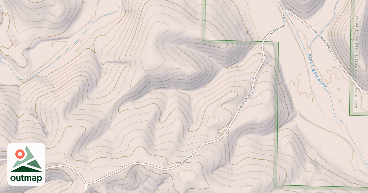 Map of USFS National Forest System Roads {12F4A996-9048-44FA-B04A-4D5163D528ED}