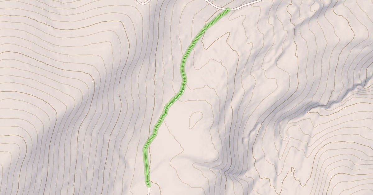 Map preview of Mountain Meadows Trail