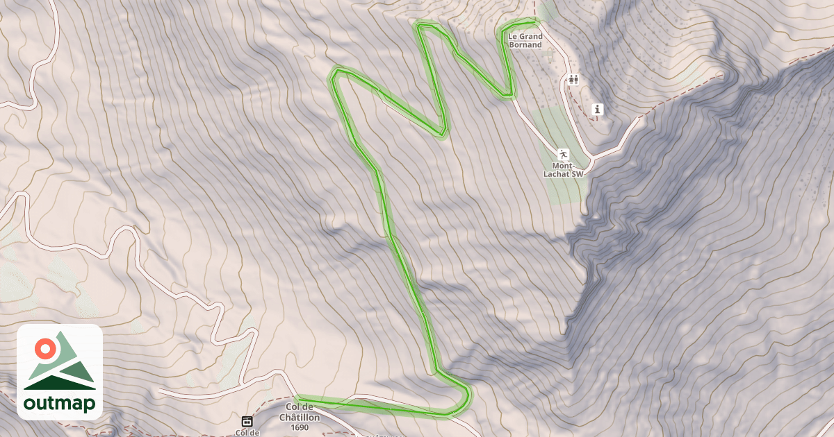 Map of L'Aiglon