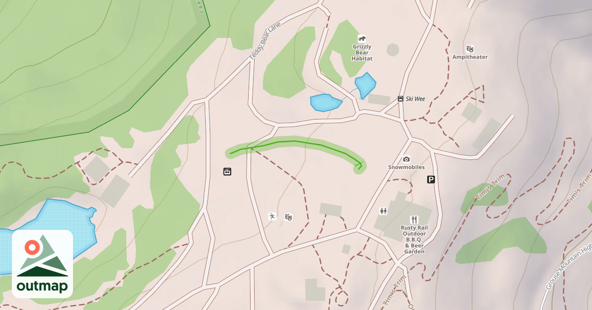 Map of Ski Wee
