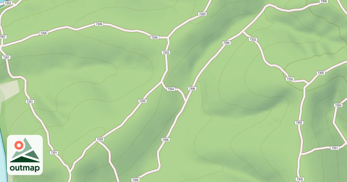 Map of USFS Motor Vehicle Use Map Trails 19753
