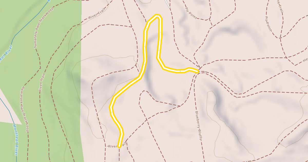 Map preview of Tamarack Two-Track Loop