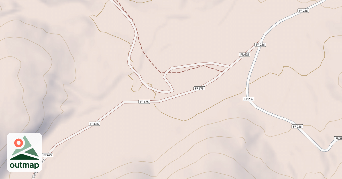 Map of USFS National Forest System Roads {3816117B-9D8E-49CA-838D-83465DAF95E6}