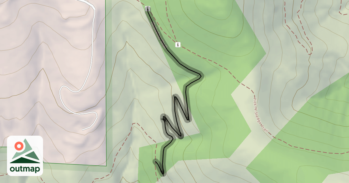 Map of Sluicebox Trail