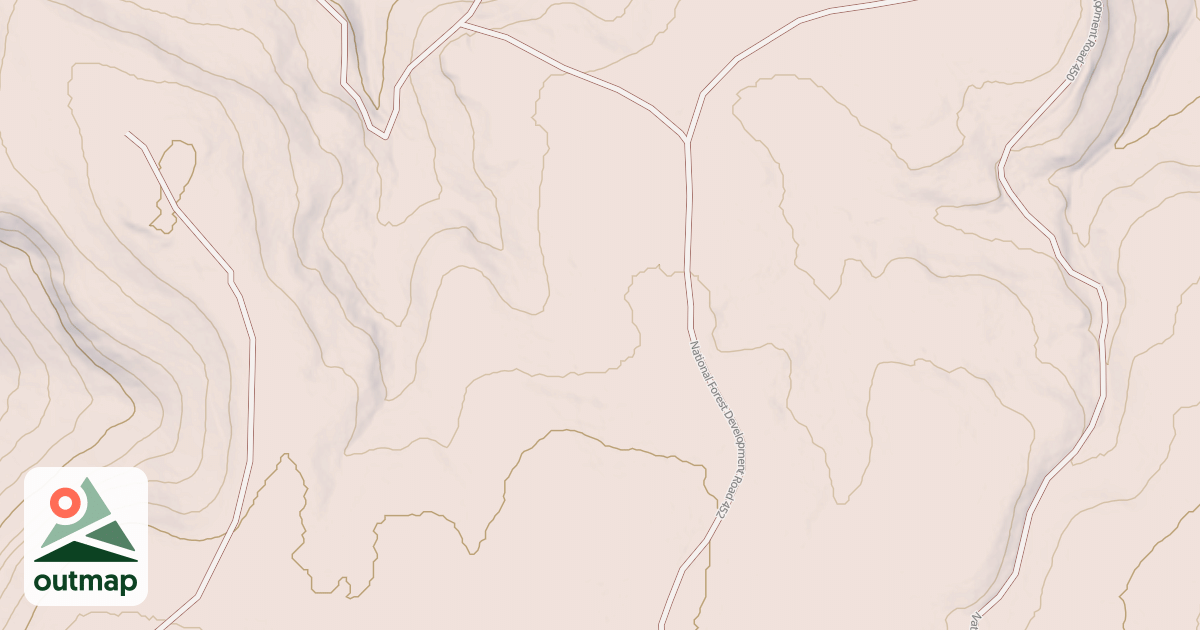 Map of USFS National Forest System Roads {DCD03DB0-3D51-4D62-A32C-AF300DDDD35F}