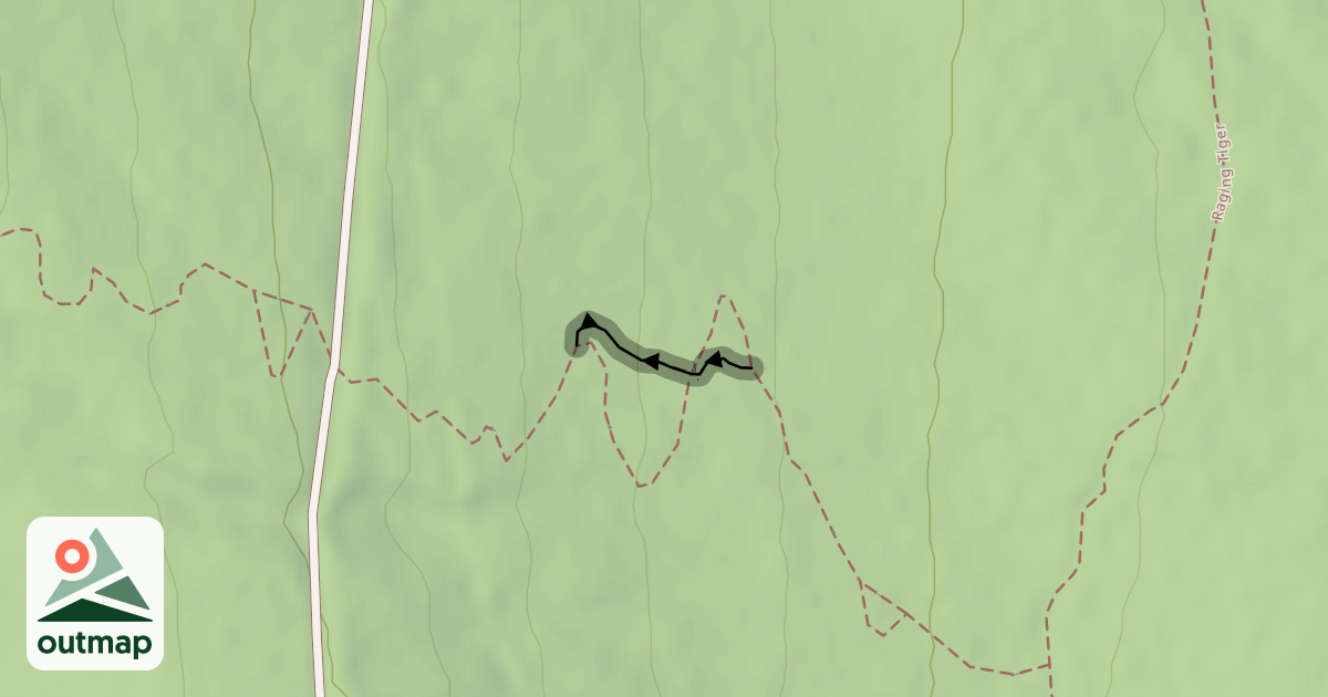 Map of Pacific Climbing Trail (PCT) Optional
