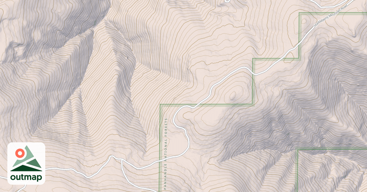 Map of HUCKLEBERRY