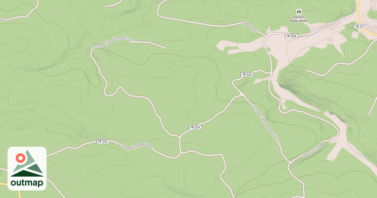 Map of FOXPARK BYPASS