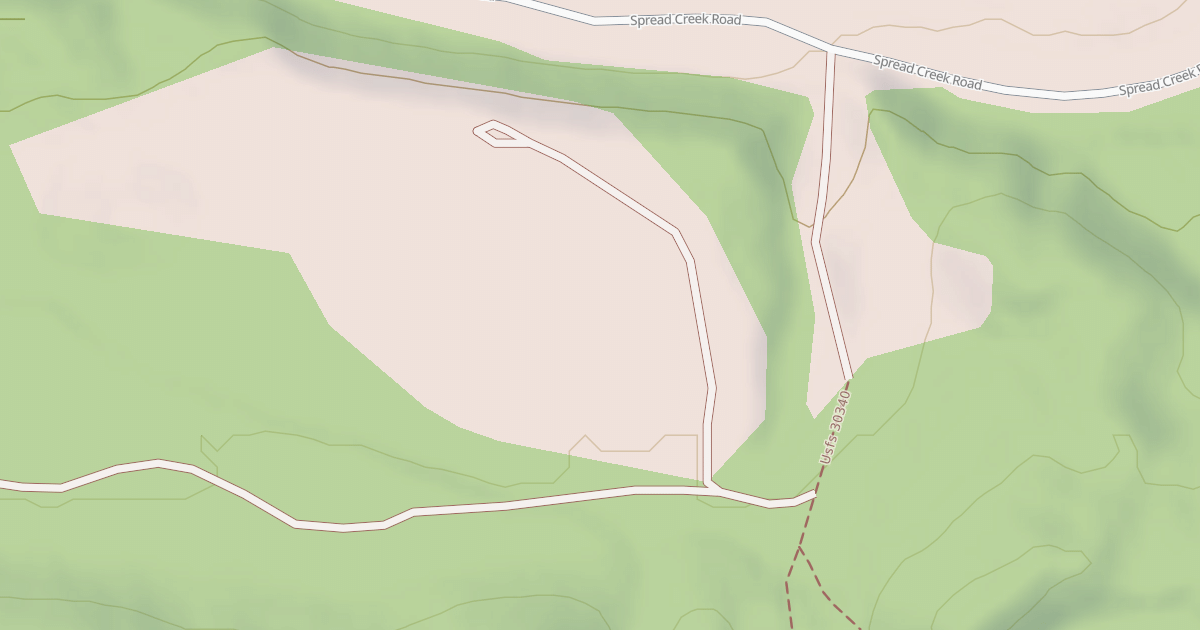 Map preview of DISPERSED CAMP SPUR