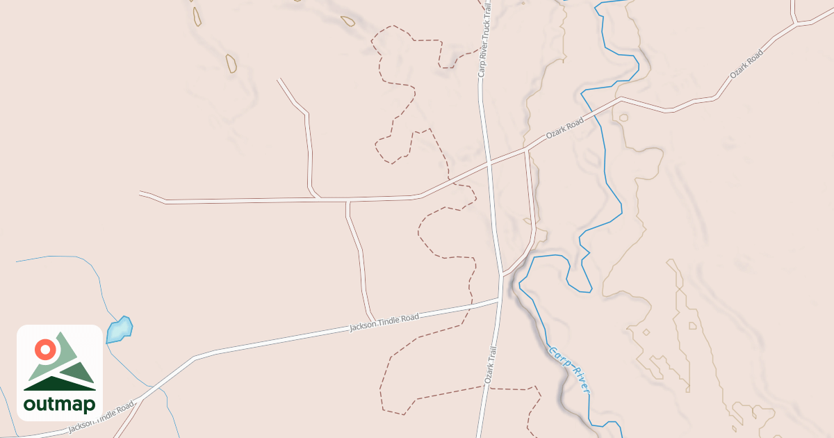 Map of Brevort-trout Lake Motorcycle Trail