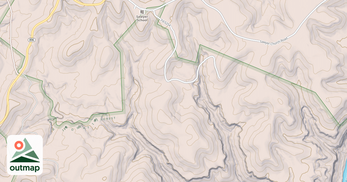 Map of HORNBEAM