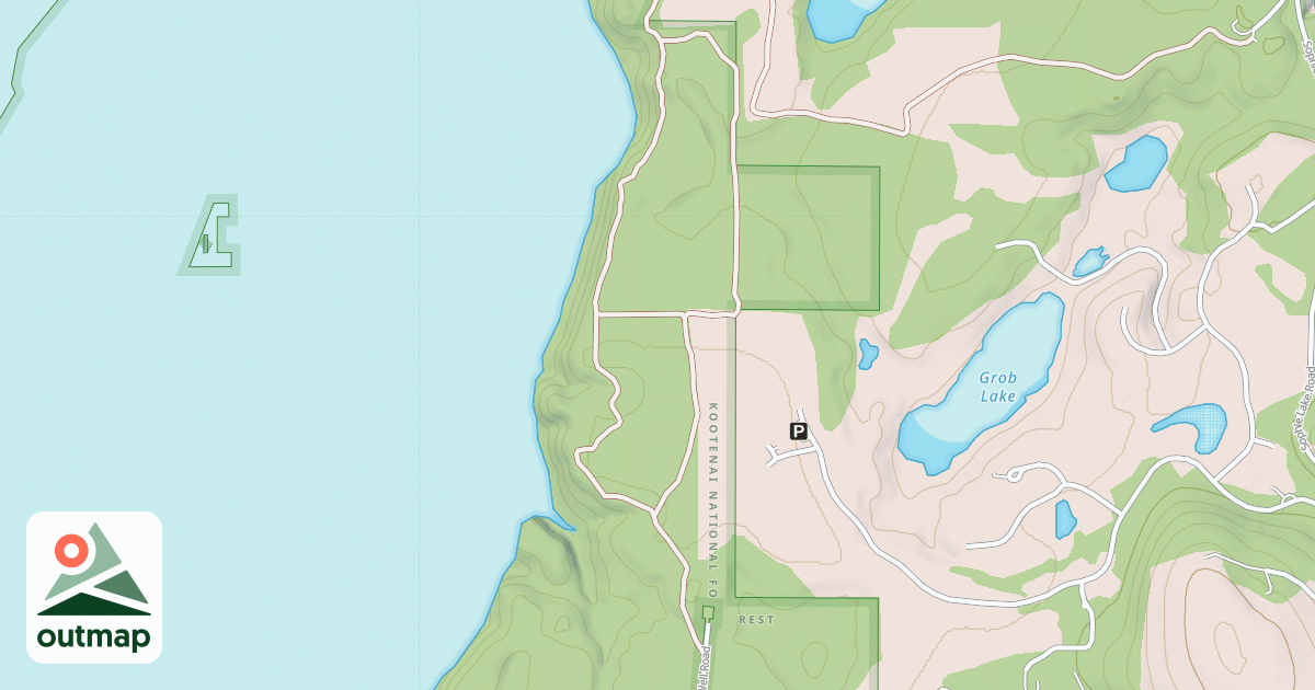 Map of DOUGLAS HILL OHV NORTH LOOP