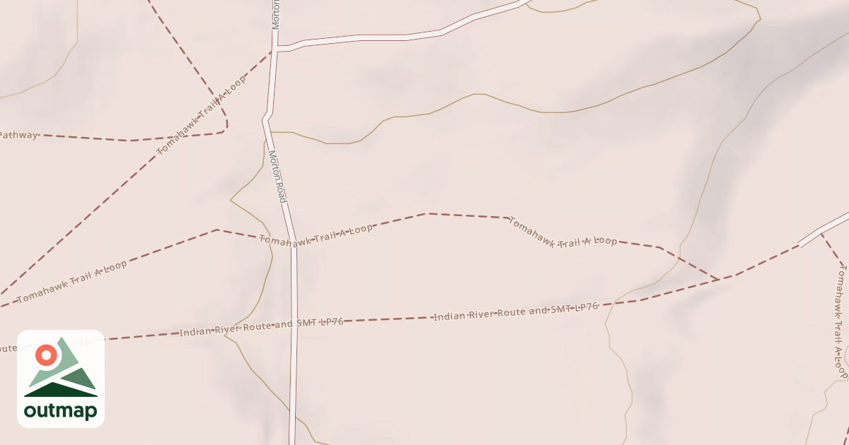 Map of Tomahawk To Kalkaska Mccct