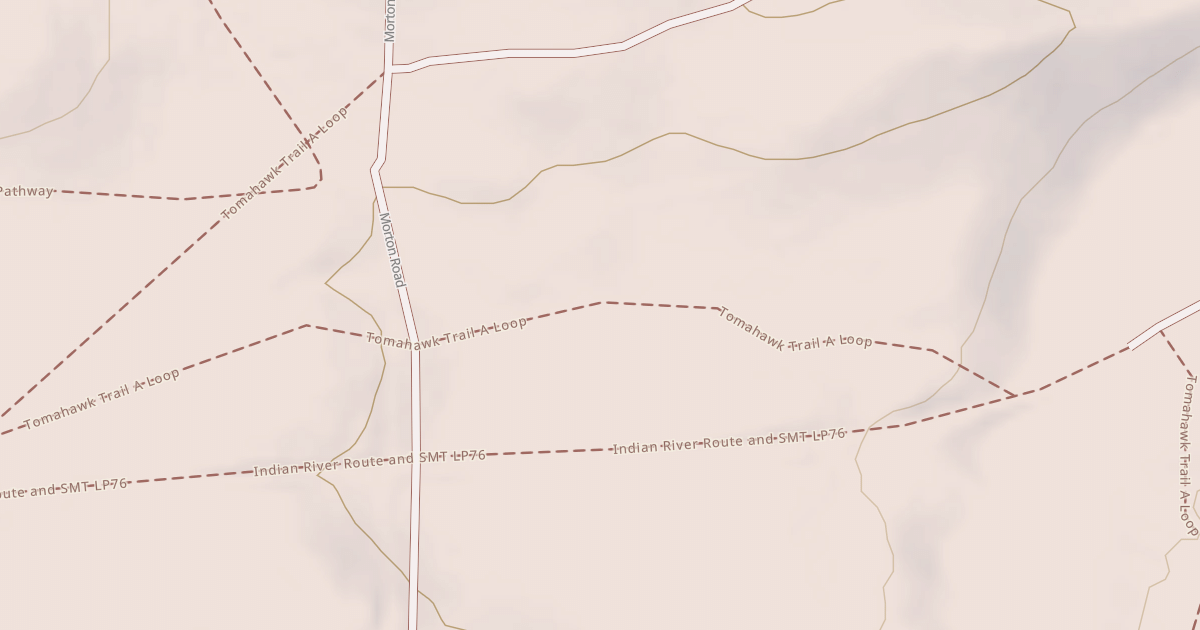 Map preview of Tomahawk To Kalkaska Mccct