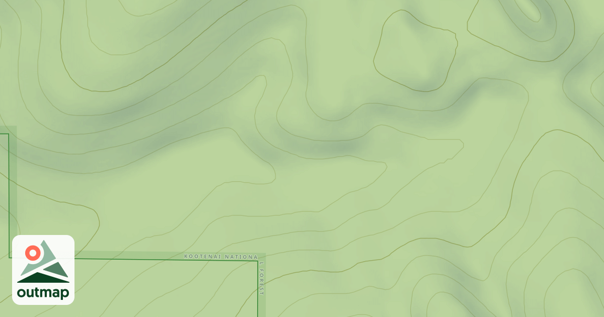 Map of BANKS SADDLE
