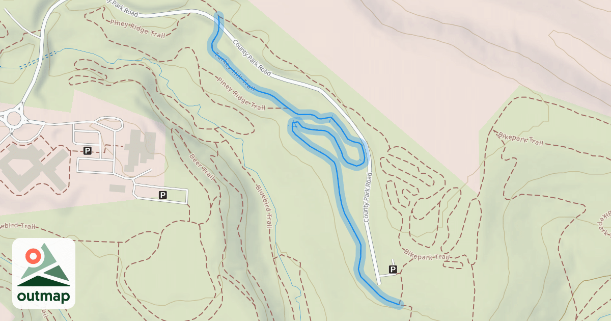 Map of Turkey Hill Trail