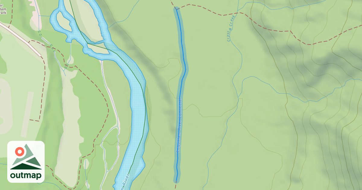 Map of Coquitlam River Connector