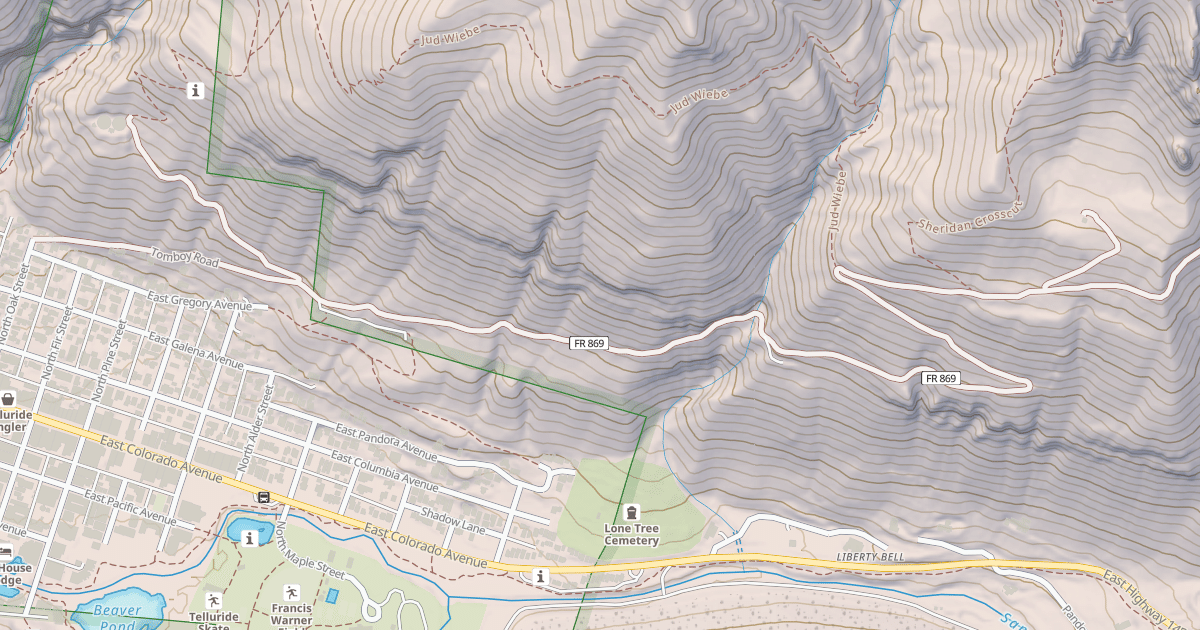 Map preview of IMOGENE PASS