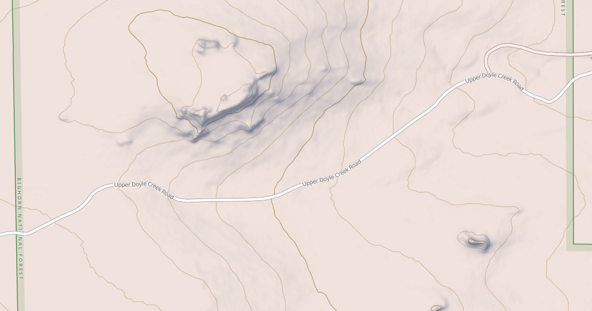Map preview of UPPER DOYLE