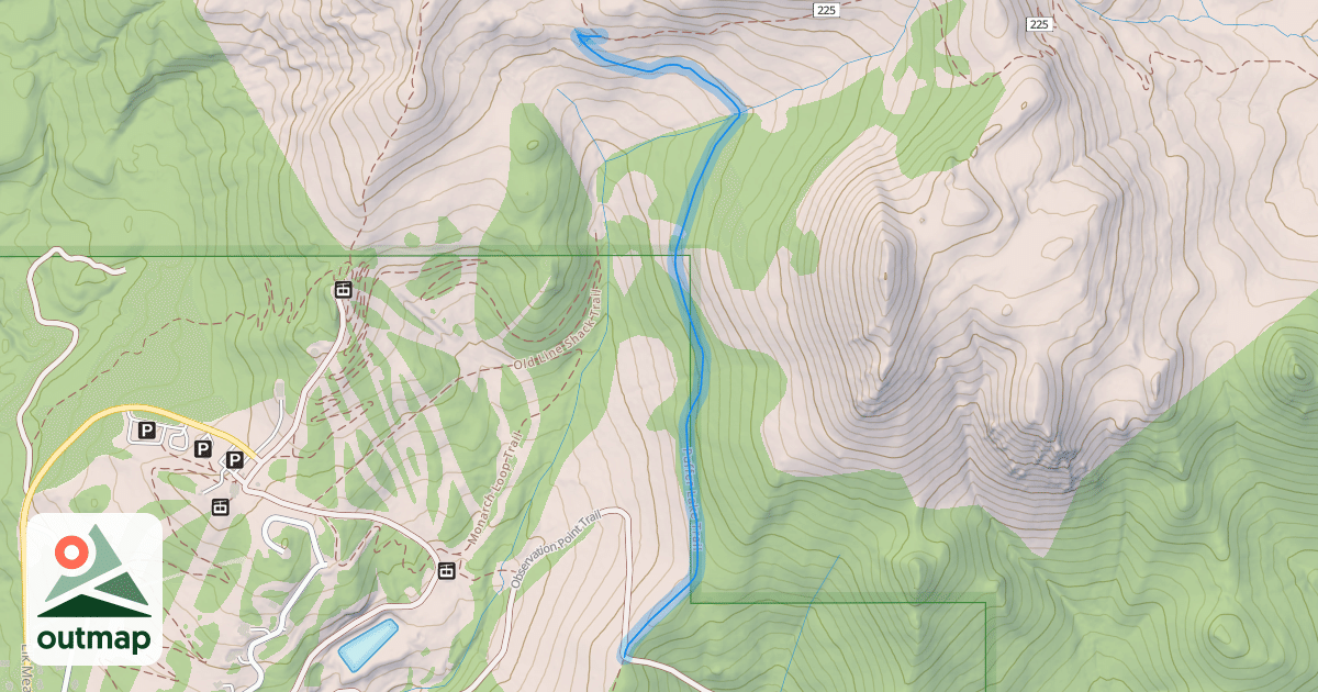 Map of Puffer Lake Trail