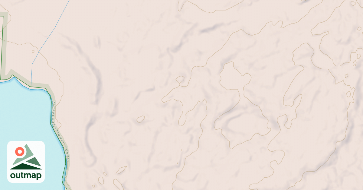 Map of LITTLE SAND LAKE SPUR D