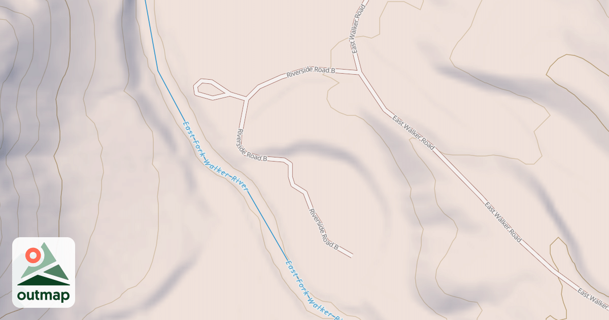 Map of RIVERSIDE ROAD B