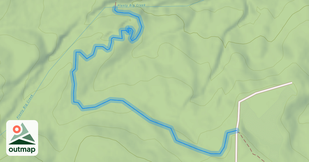 Map of Step Creek Trail