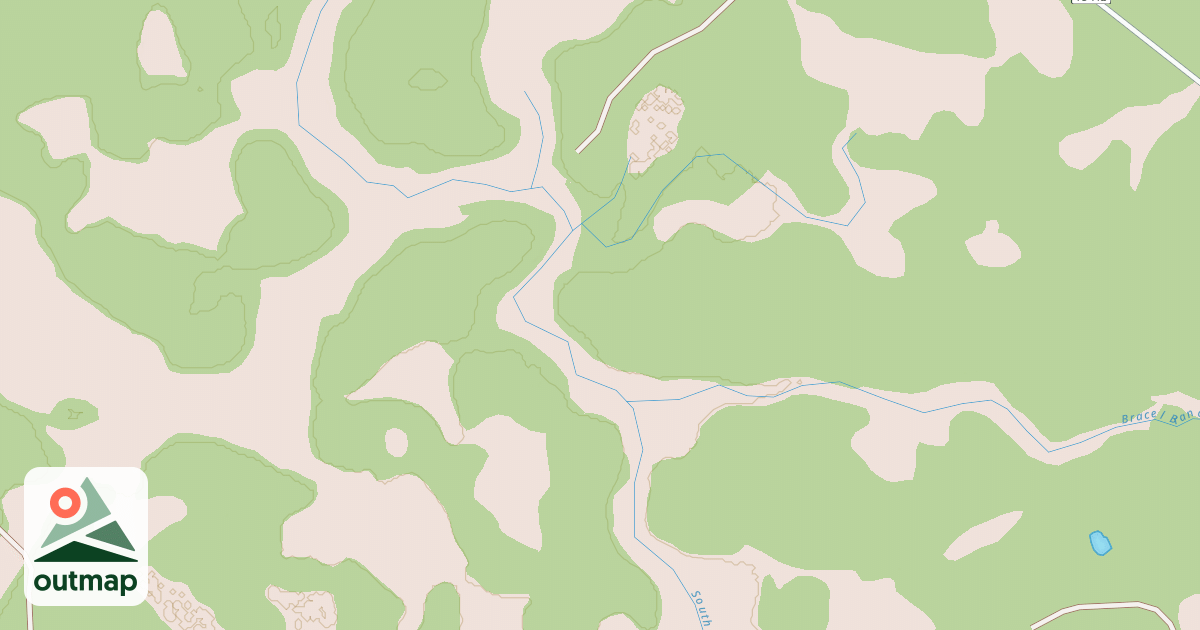 Map of FRANKLIN POND