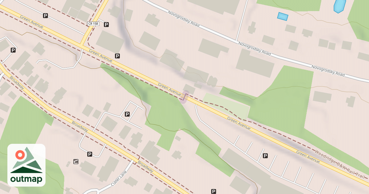 Map of Woodridge O&W Rail Trail