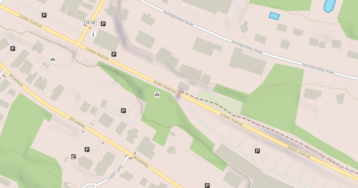 Map preview of Woodridge O&W Rail Trail